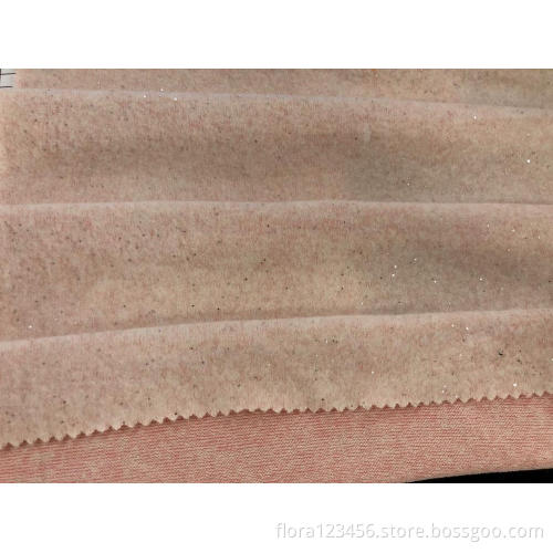 Glitter brush hacchi fabric